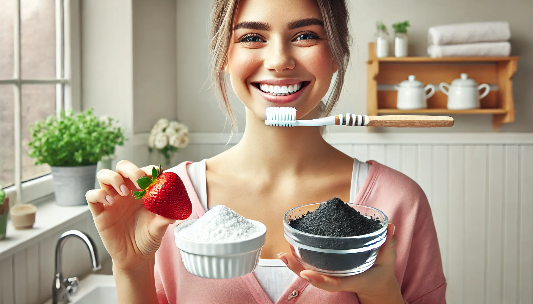 como clarear os dentes em casa